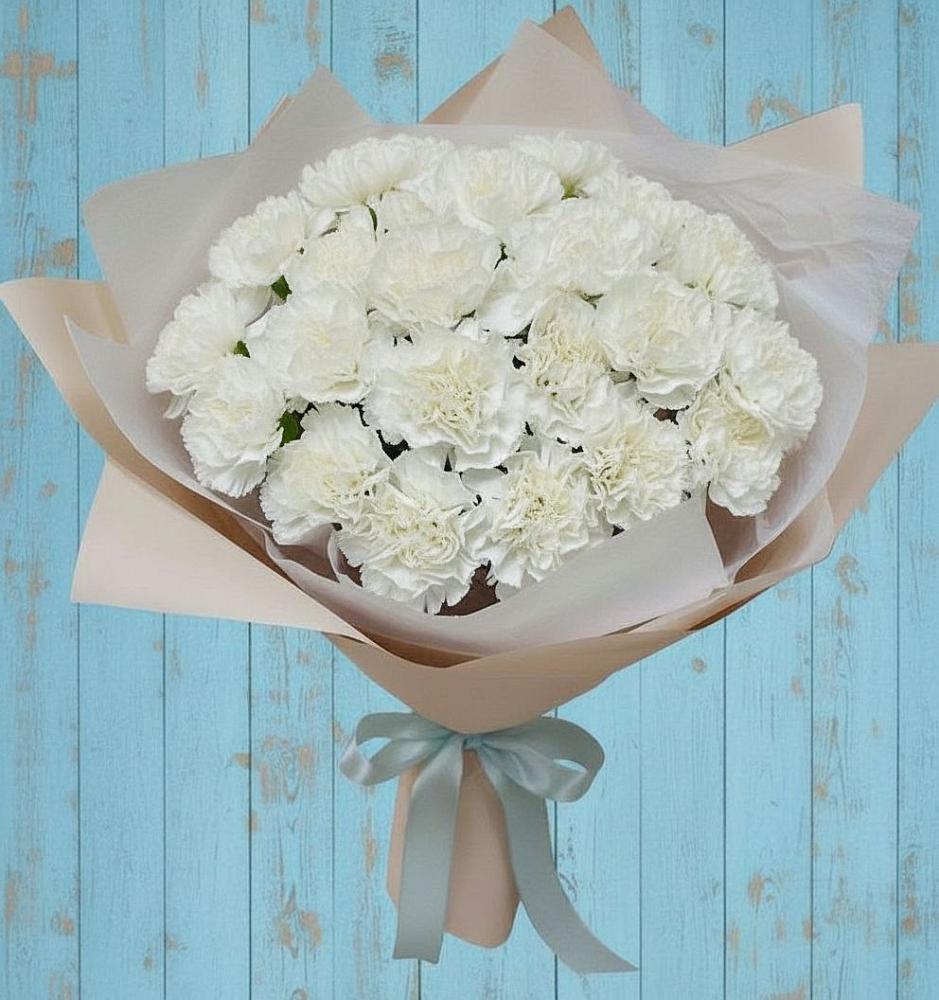 Букет цветов из: Гвоздики в Архангельском Воронежской области