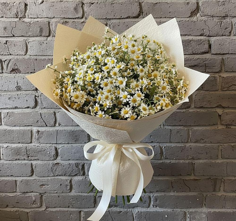 Букет цветов из: Ромашки в Архангельском Воронежской области
