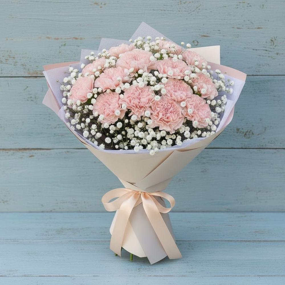 Букет цветов из: Гвоздики в Архангельском Воронежской области