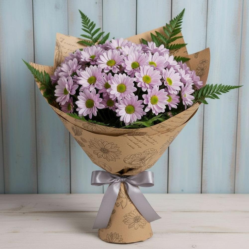 Букет цветов из: Хризантемы в Архангельском Воронежской области