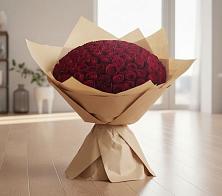 Букет 101 Красная роза в Архангельском Воронежской области
