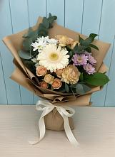 Букет цветов из:  Герберы и Хризантемы в Архангельском Воронежской области