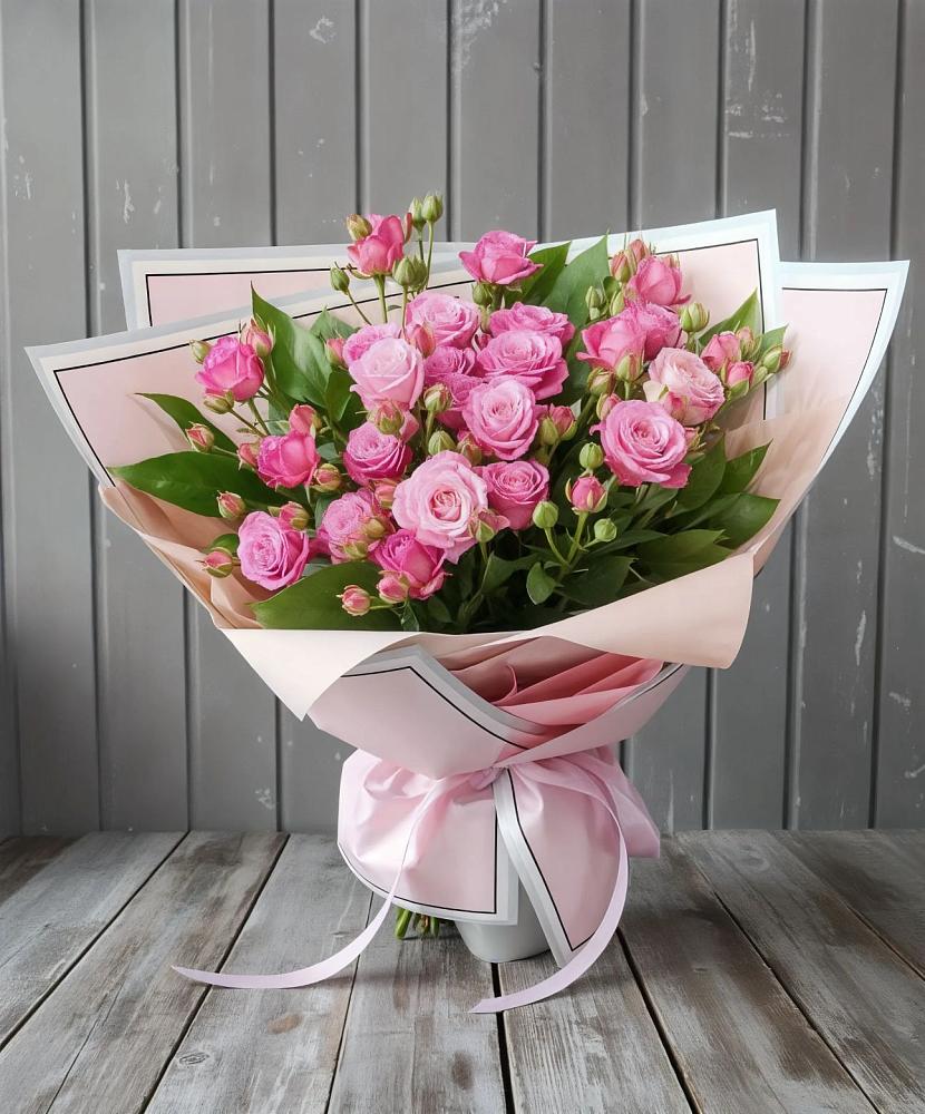 Букет Розовый кустик в Архангельском Воронежской области