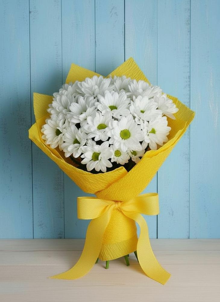 Букет цветов из: Хризантемы в Архангельском Воронежской области