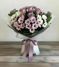 Букет цветов из:  Хризантемы и Розы #REPLACE_PRED# Архангельском Воронежской области